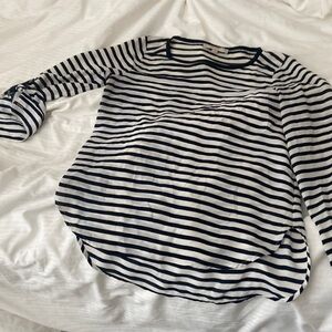 Re-selling a cute sailor striped LOFT blouse.